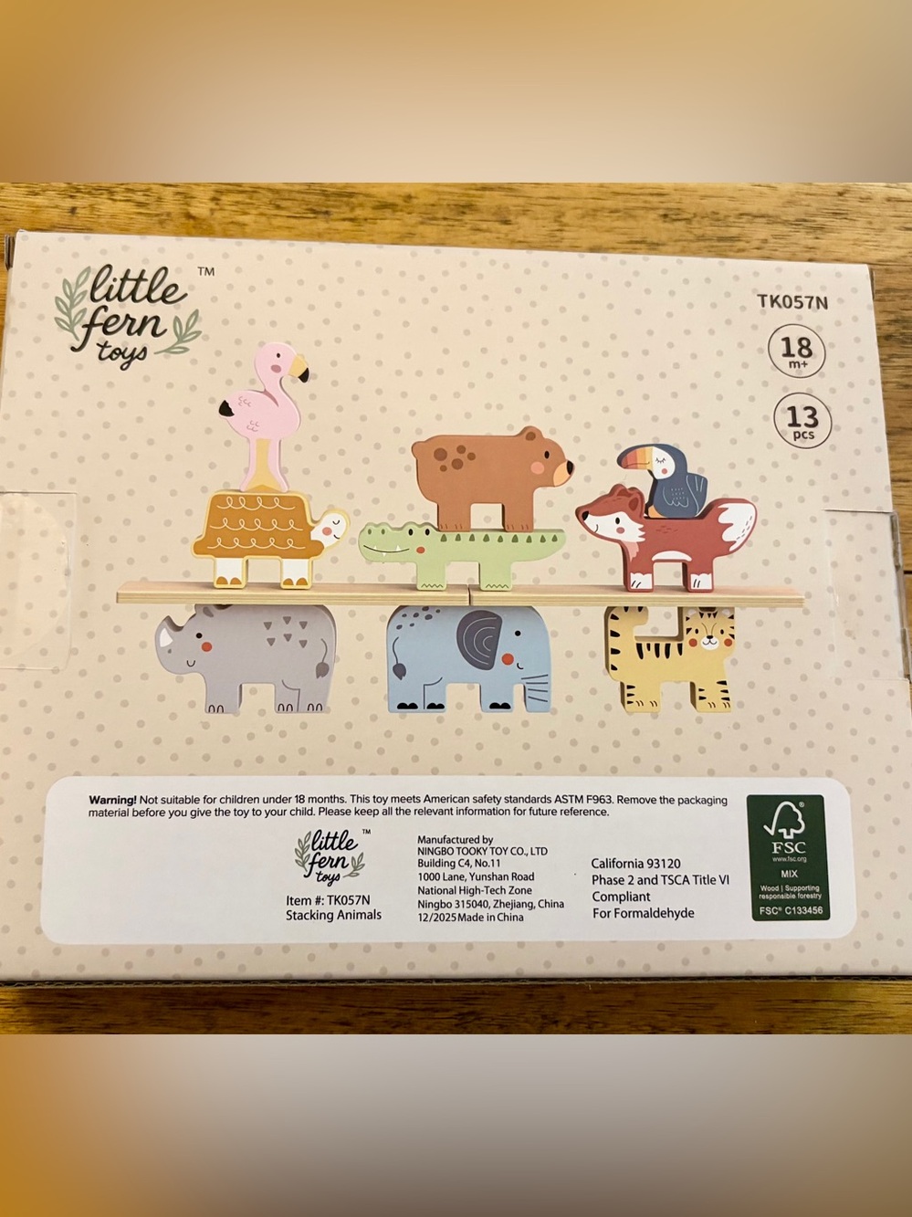 Pastel Animal Stacking Set - Multi Pastel - Picture 3 of 4
